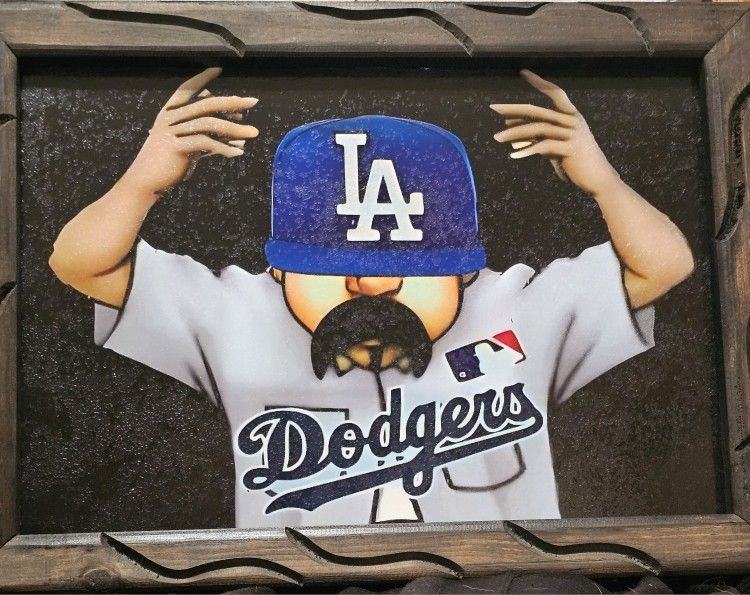 La Dodgers Picture Print Photo 12x18
