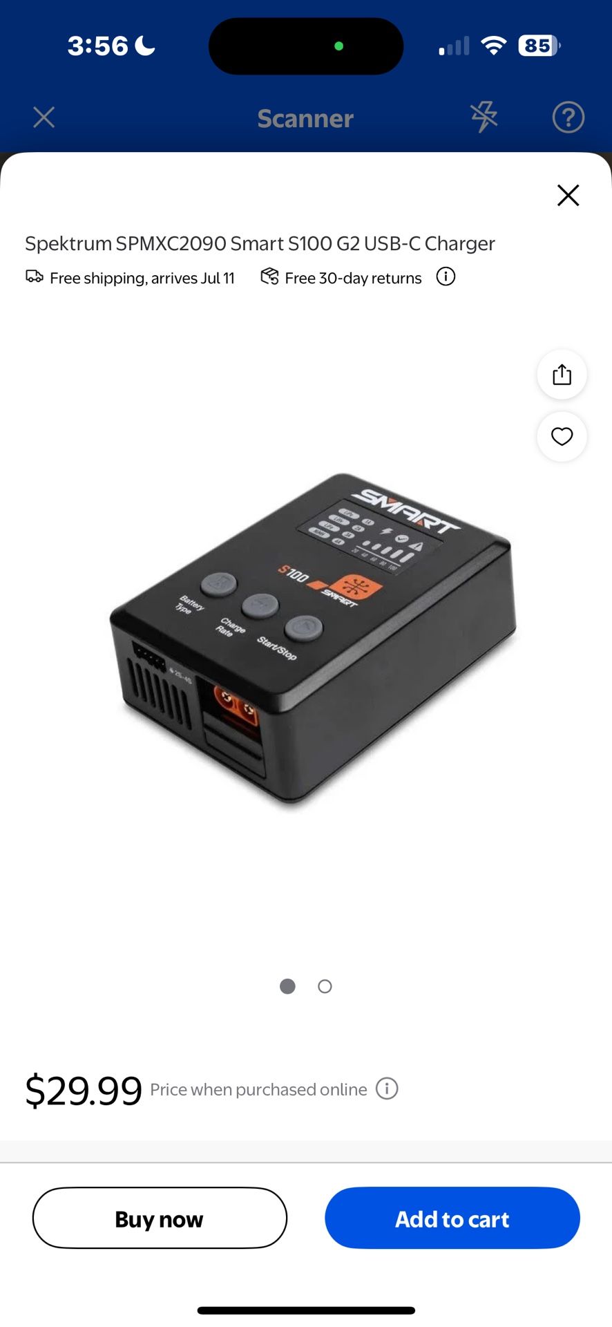 Spektrum SPMXC2090 Smart S100 G2 USB-C Charger