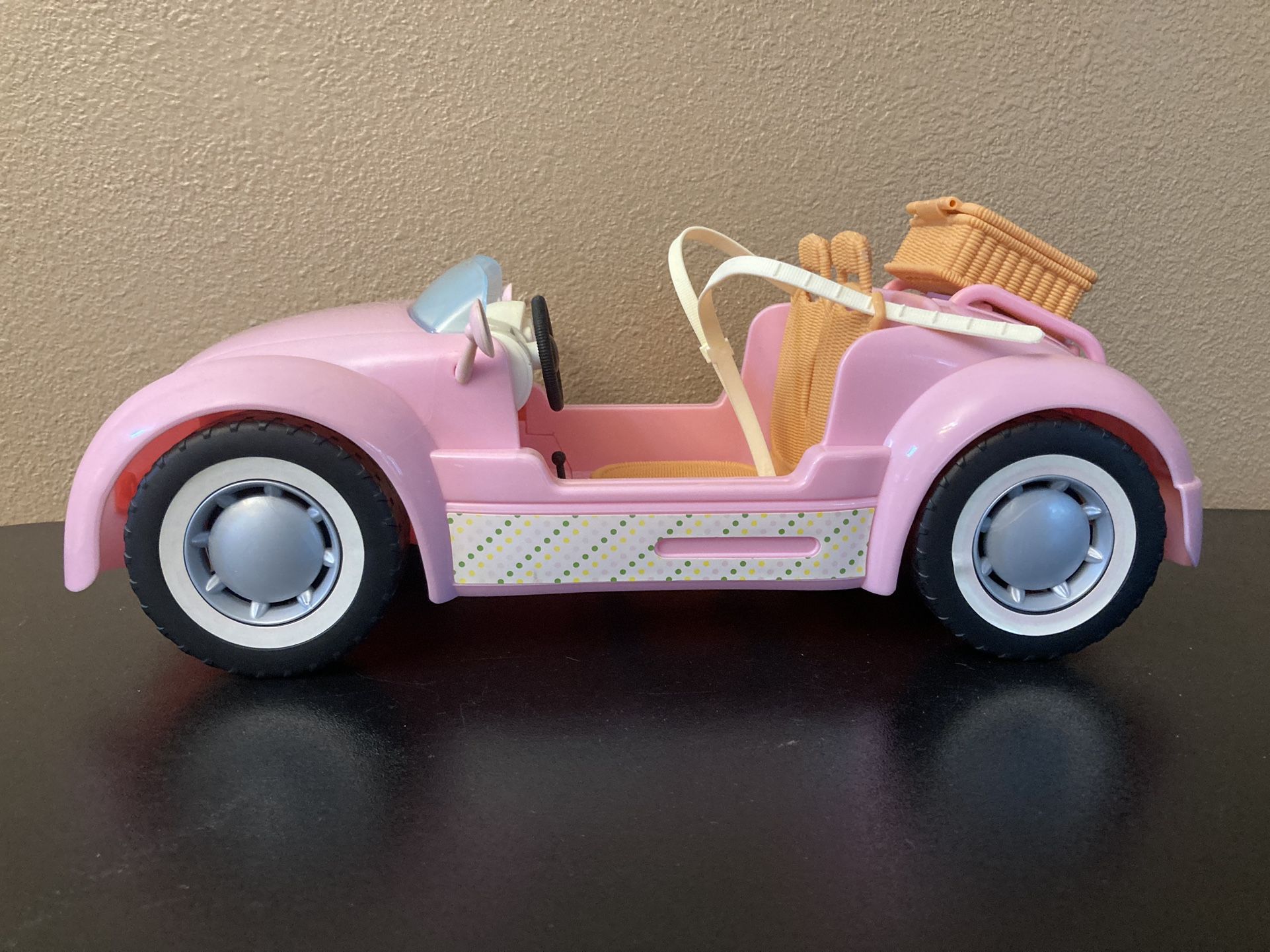 Barbie Beach, Glam, Pink Convertible Cruiser Car