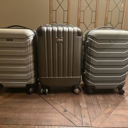 3-Piece Hard Shell Luggage Set (Wrangler + Ricardo)