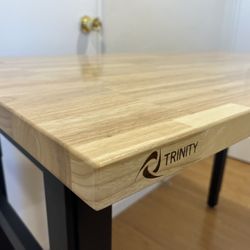 Trinity 48″ Adjustable Height Workbench – Like New – Wood Top