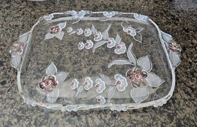 Crystal Serving Tray