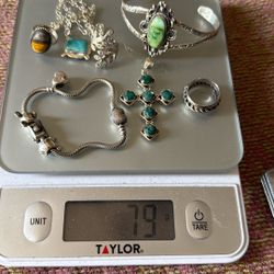 Silver 925 Jewelry Lot