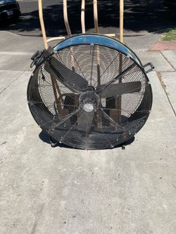 Ind fan 36” dim