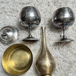 Vintage Metal Decor Set