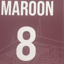 Dolphins parking passes Saints maroon. Have all three games pick one or all three.