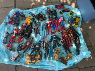 Different Kinds of Toys and Action Figures