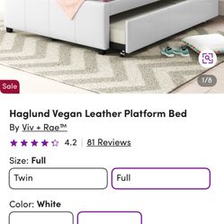 Full Size Bed With Lower Mattress 