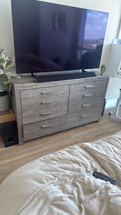 Gray dresser