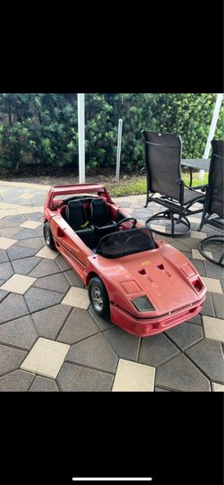 Rare TT Toys Toys Ferrari F-40 Style Electric Go-Kart