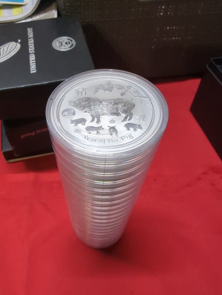 1 Oz Lunar Silver Coins