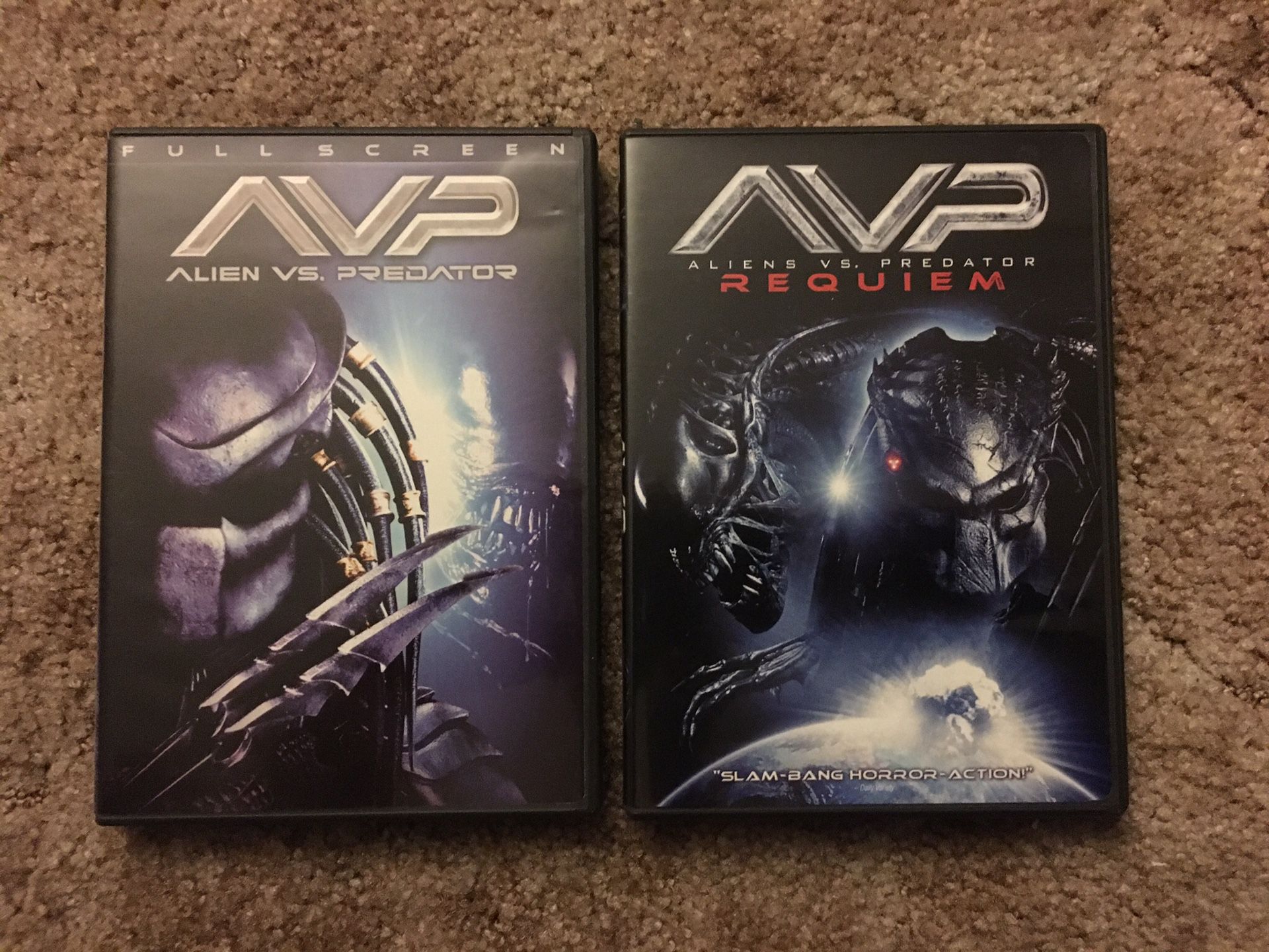 Alien Vs Predator. Parts 1 and 2.