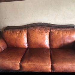 100% Leather Sofa from Ashley 