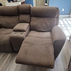 Two Nice Electric Recliner Loveseat
