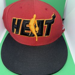 Miami Heat adidas NBA Logo Men's SnapBack Hat Retro 