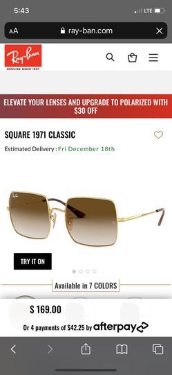 Ray Ban Sunglasses Unisex