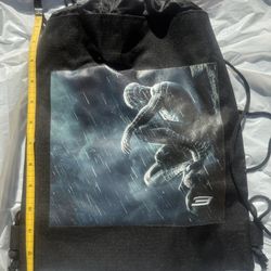 Spider Man Backpack, Canvas Spider Man, small, black Canvas backpack,