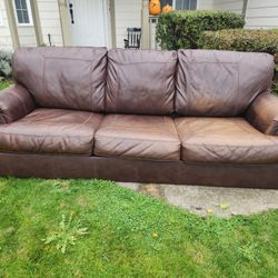 Leather Couch 