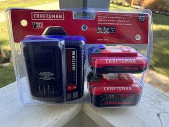 Craftsman V20 Lithium Ion Battery And Charger Starter Kit