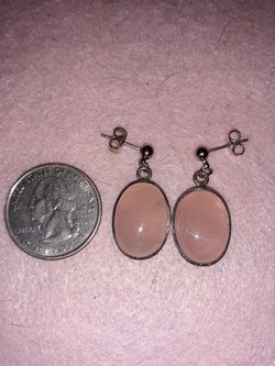 Rose Quartz earrings
