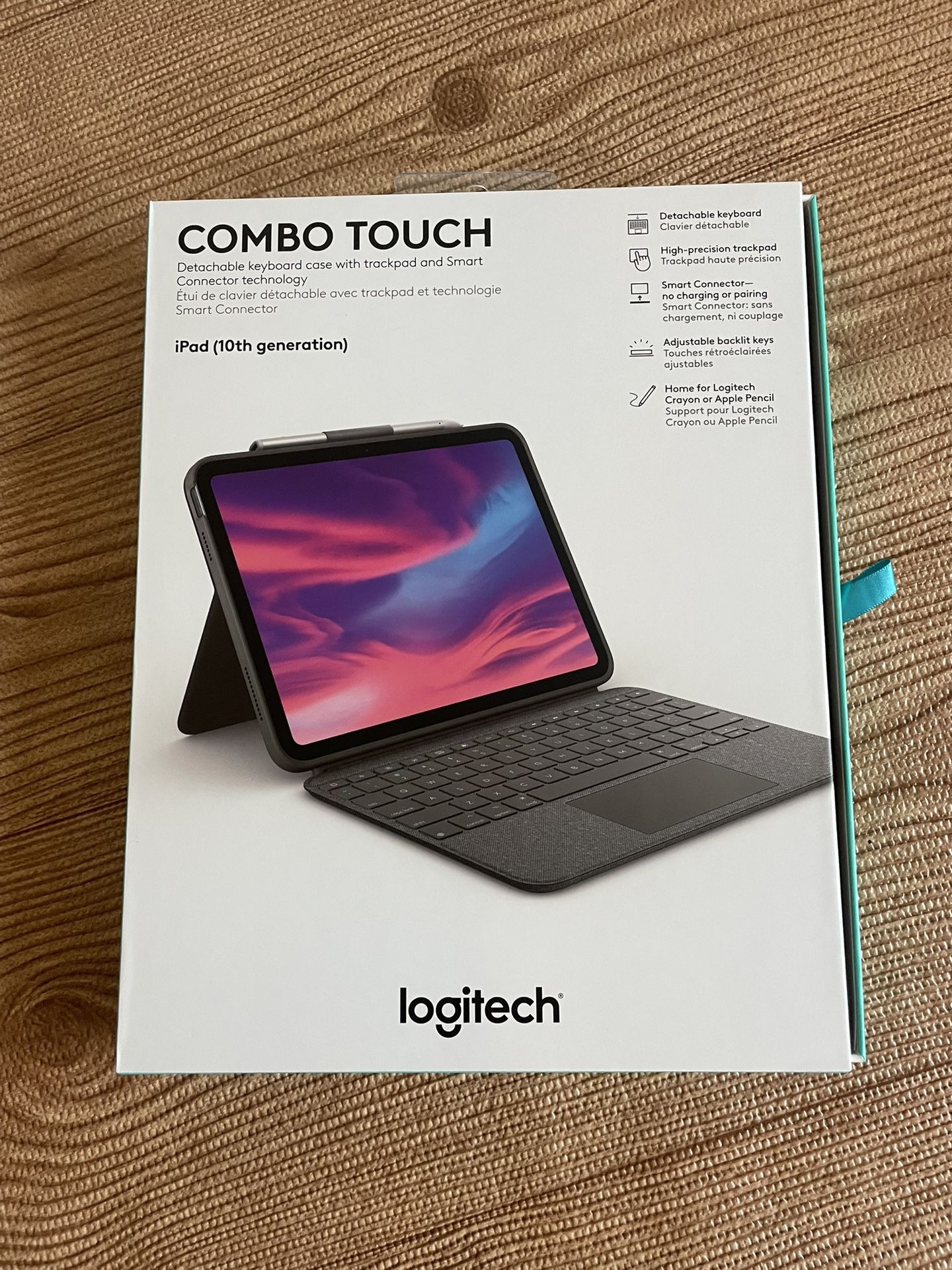 Logitech Combo Touch Keyboard Case For iPad 10th / 11th Generation New 