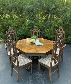 Vintage Wood Dining Set *Please See Description*