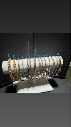 Gold bracelets