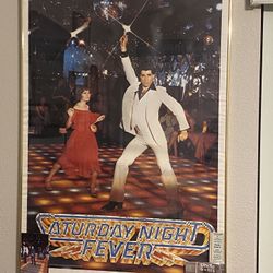 Saturday Night Fever Poster. Please Read Description 