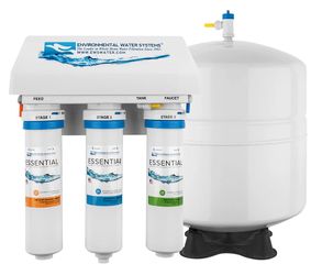 Advanced 3-Stage Under Counter Reverse Osmosis System with Added UV Protection from Bacteria & Viruses