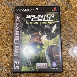 Tom Clancy's Splinter Cell: Chaos Theory (Sony Playstation 2, 2005) PS2 CIB