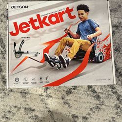 universal Hover Board Ad On Jet Cart