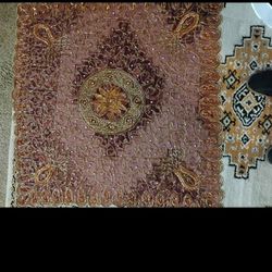 Beautiful Intriquite Embossed Square Fabric 