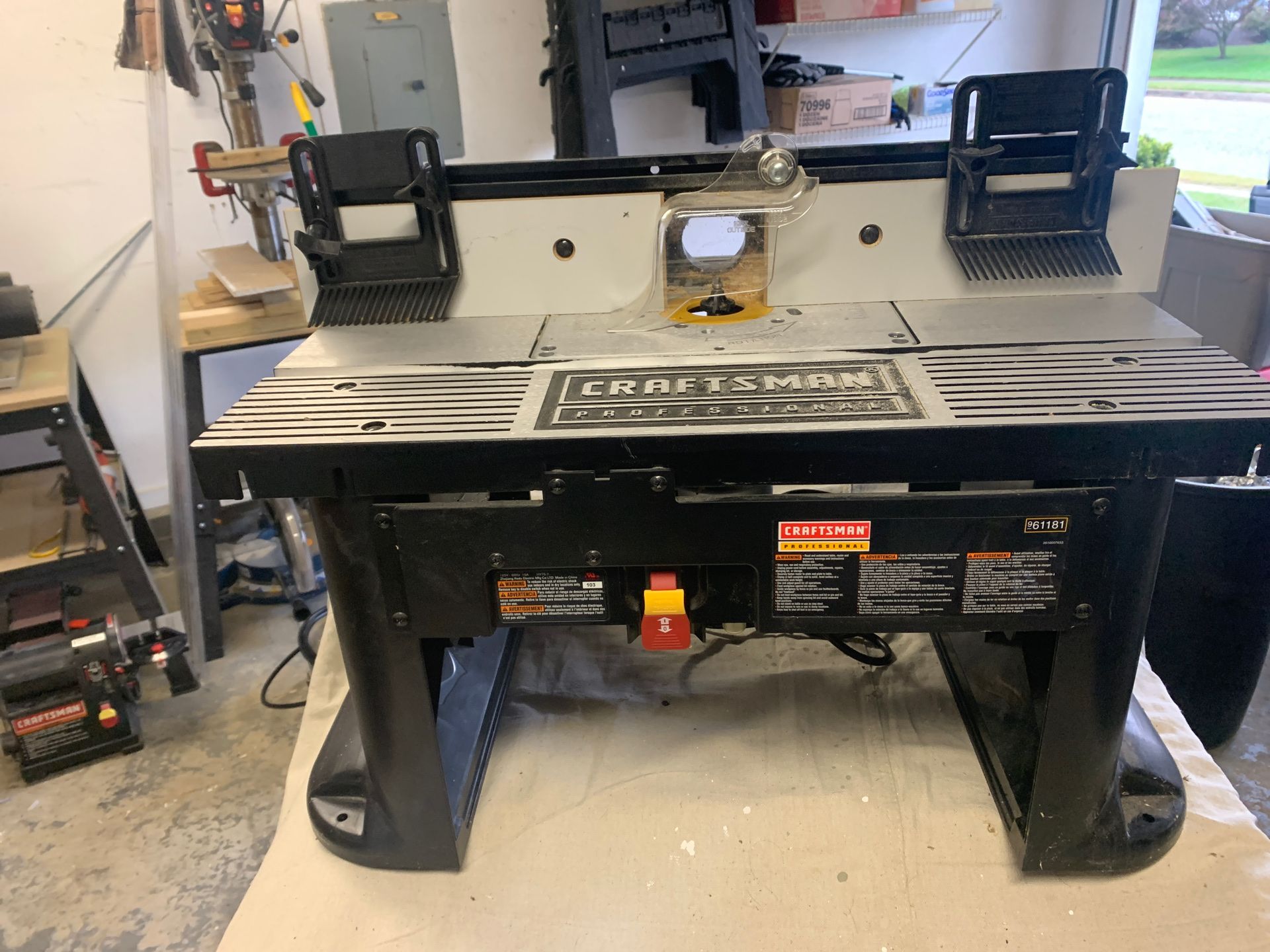 Craftsman Professional Router Table for Sale in Howell Township, NJ