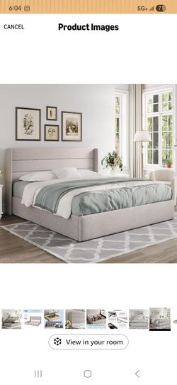 🔥 King Size Storage Bed $200 🔥