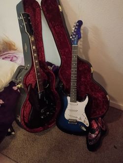 Guitars and amp  .$.150  all 3 pieces.    I can  sell seperatly