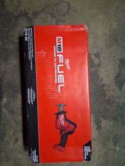 Brand New Milwaukee M18 FUEL HACKZALL One-Handed Recip Saw (2719-20) NIB