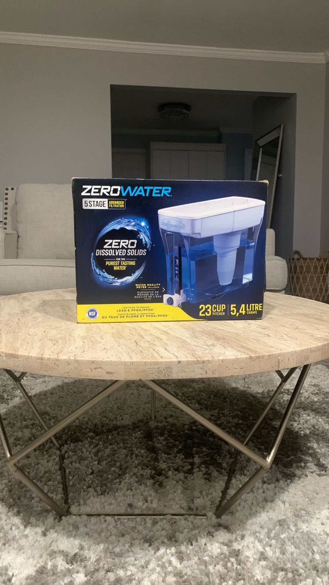 Zero water Water Filter! Unused Brand New! “was 50$ before now selling for 20$!