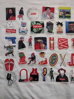 Supreme 50 stickers pack brand new