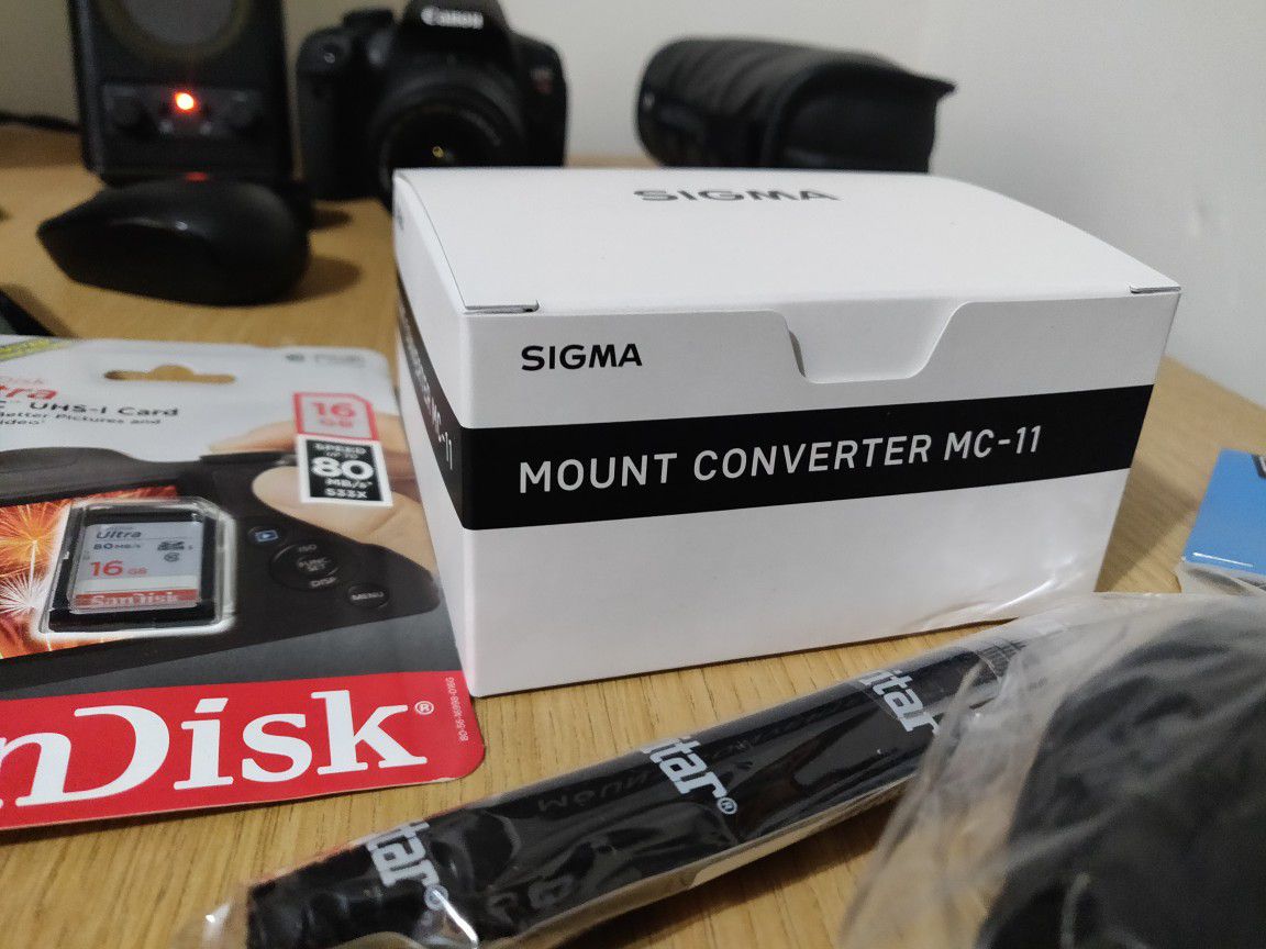 Sigma MC-11 adapter for Sony cameras