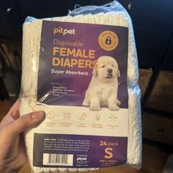 Pet Dog Female Diapers | Size SI Disposable