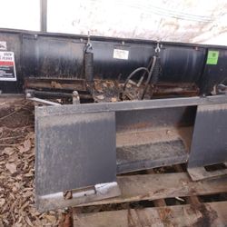 5ft Skid Steer Snow Plow with Hydraulics - Curtis Snow Plow