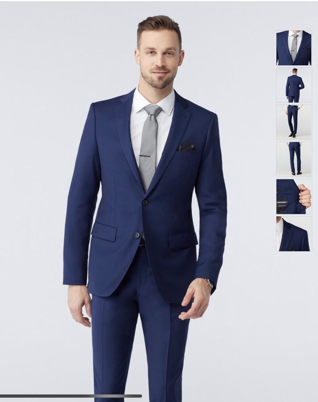 Indochino Suit Highworth Navy Suit 46 regular