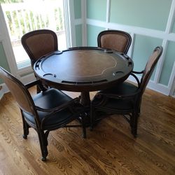 Is card table with rolling chairs