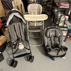 Stroller, High Chair