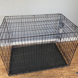 Extra Large Dog Crate Black One Door Lightly Used Like New Condition Big Dog Cage