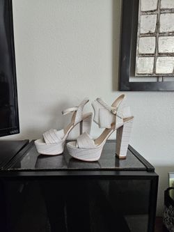 Platform Sandal Heeled Size 6