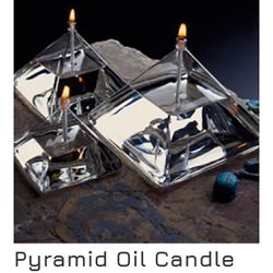 FIRELIGHT BRAND PYRAMID STYLE oil candle