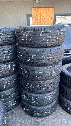 215 -55-17. $49 Each. Single Tires