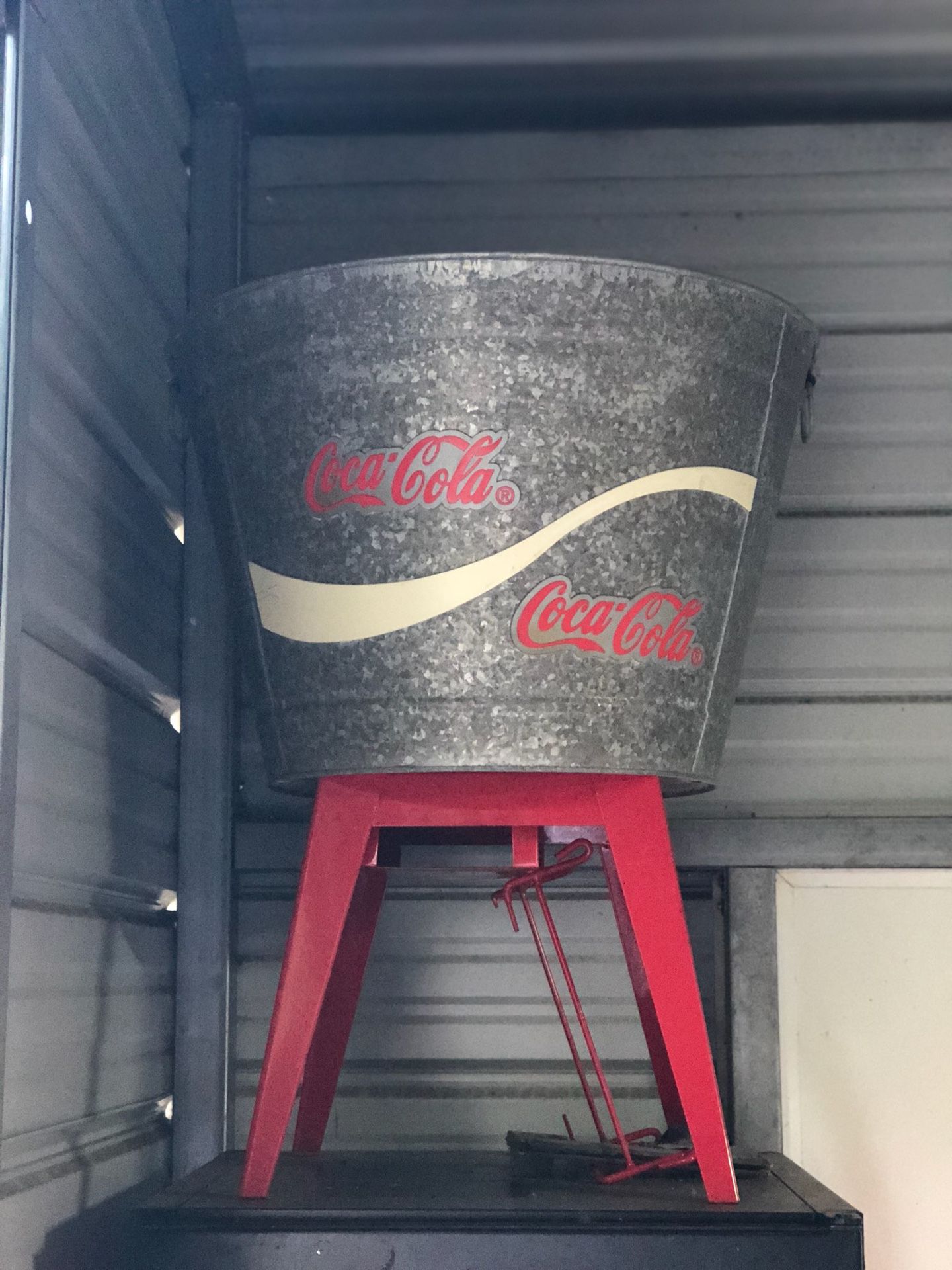 Coca Cola wash tub cooler
