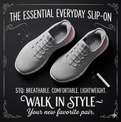 Women’s Slip-On Walking Shoes Extra Comfort